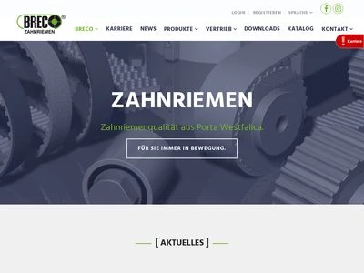 Website von Breco Antriebstechnik Breher GmbH & Co. KG