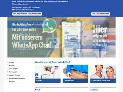 Website von Bito Aktiengesellschaft