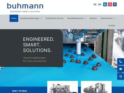 Website von Buhmann Systeme GmbH