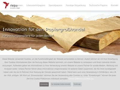 Website von Riepa