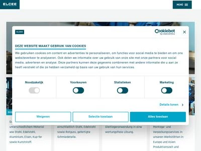 Website von Elcee Deutschland GmbH