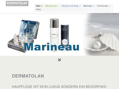 Website von Dermatolan GmbH