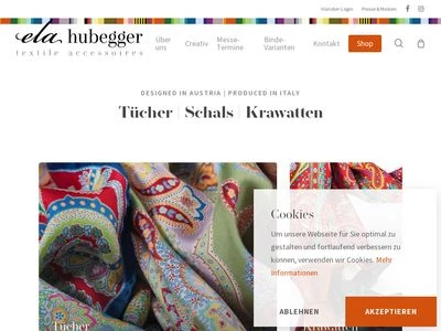 Website von Romy Hubegger GmbH