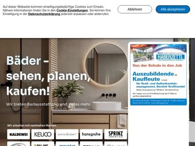 Website von W. Haberzettl GmbH