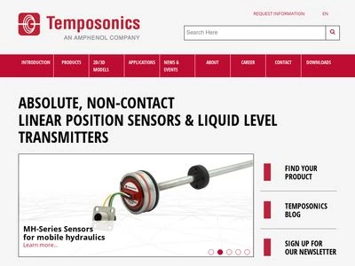 Website von Temposonics GmbH & Co. KG