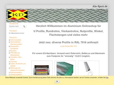 Website von K-D Handels- und Pfandhaus GmbH