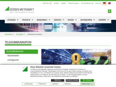 Website von Kurth Electronic GmbH