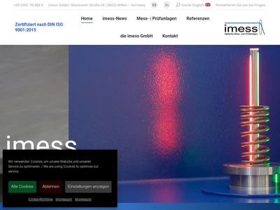 Website von imess GmbH