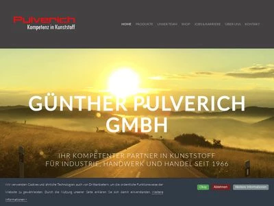 Website von Günther Pulverich GmbH