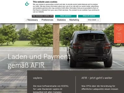 Website von Compleo Charging Solutions GmbH