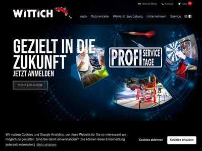 Website von Fritz Wittich GmbH