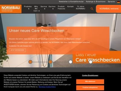 Website von NORMBAU GmbH