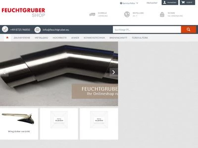 Website von Feuchtgruber GmbH