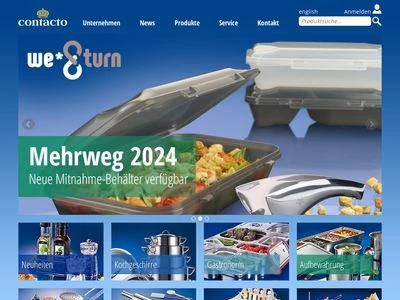 Website von Contacto Bander GmbH