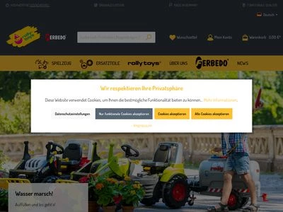 Website von rolly toys | Franz Schneider GmbH & Co. KG