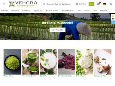 Website von VehGro