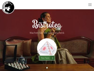 Website von BISTROTEA H & V GmbH & Co. KG