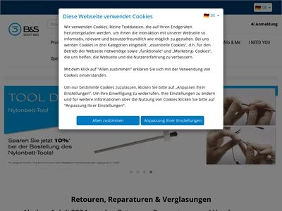 Website von Breitfeld & Schliekert GmbH