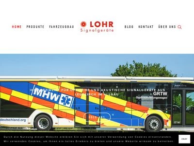 Website von Robert Lohr Signalgeräte