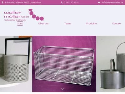 Website von Walter Möller GmbH