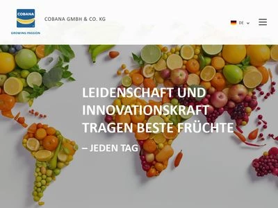 Website von Cobana Fruchtring GmbH & Co. KG