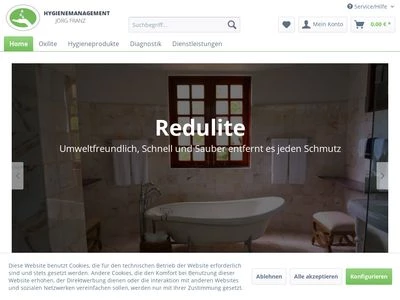 Website von Hygienemanagement Jörg Franz