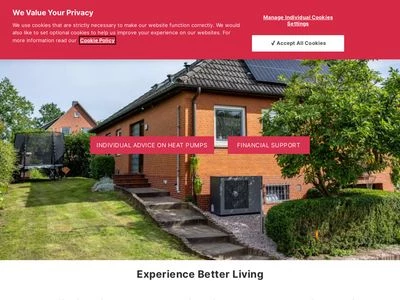 Website von Glen Dimplex Deutschland GmbH