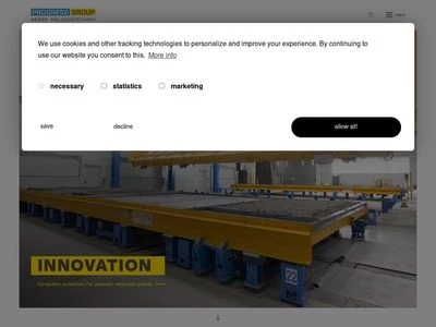 Website von EBAWE Anlagentechnik GmbH