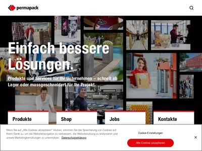 Website von Permapack AG