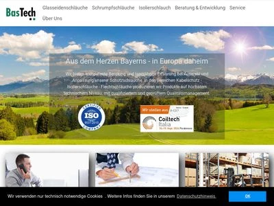 Website von Bastech GmbH