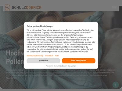 Website von Schulz-Dobrick GmbH