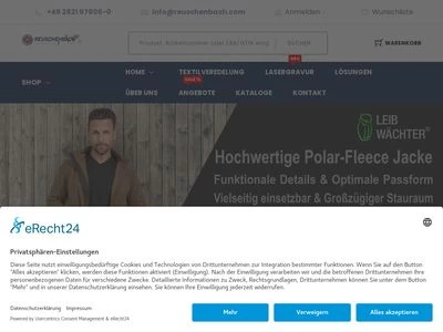 Website von M. Reuschenbach Handel- & Fertigungs GmbH + Co. KG