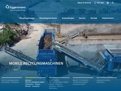 Website von Eggersmann GmbH