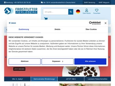 Website von K&K Petfood GmbH