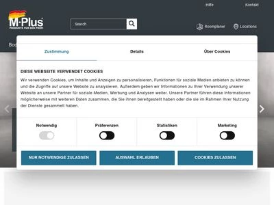 Website von M-Plus Einkauf & Logistik GmbH