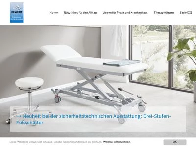 Website von K.H. Dewert GmbH