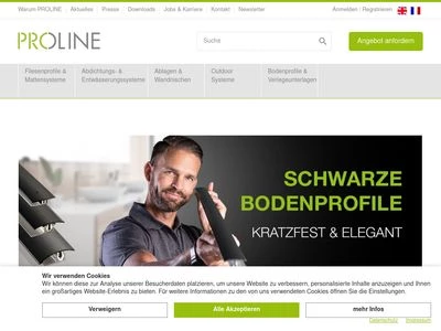 Website von Proline Systems GmbH