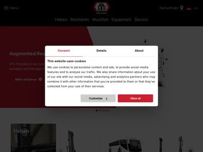 Website von ATH-Heinl GmbH & Co. KG