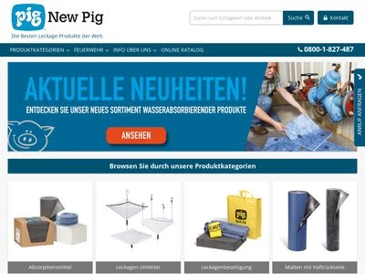 Website von New Pig BV