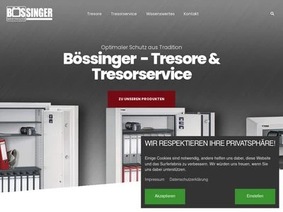 Website von BÖSSINGER