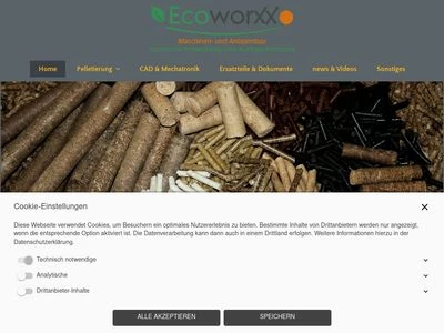 Website von Ecoworxx GmbH