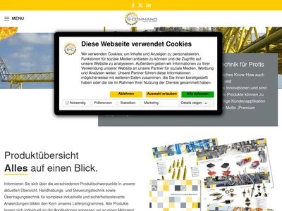 Website von B-COMMAND GmbH