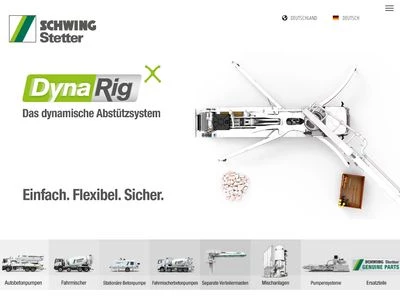 Website von SCHWING GmbH