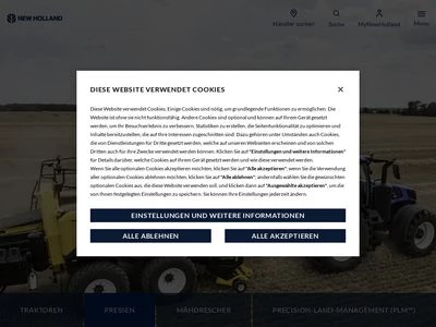 Website von CNH Industrial Österreich GmbH