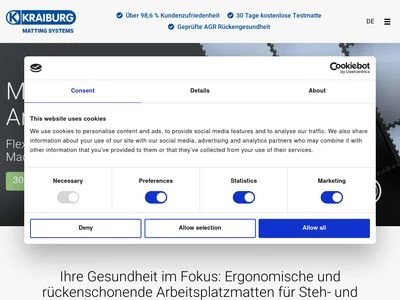 Website von Kraiburg Austria GmbH & Co KG