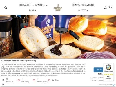 Website von Delifoods Lebensmittel GmbH