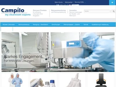 Website von Campilo GmbH & Co. KG