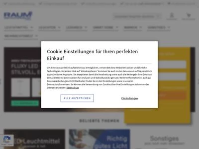 Website von HANS RAUM GmbH