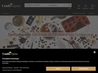 Website von Confis-Express GmbH