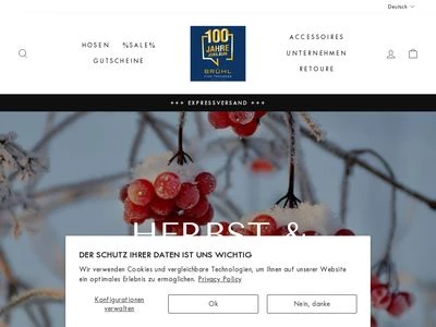 Website von C. Brühl GmbH & Co KG